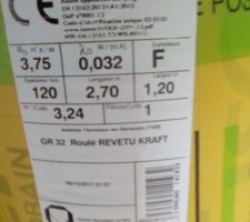 Laine de verre Isovert GR32