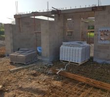 élévation murs RDC