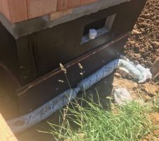 Mis en place de drainage périphérique "dren tube" :)