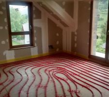 L'escargot de la chambre des parents.