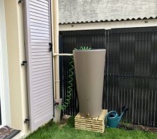 Installation du récupérateur d?eau de pluie