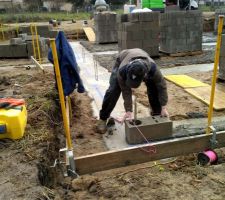 Pose première pierre