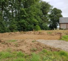 Préparation du terrain.