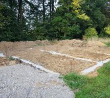Début des fondations