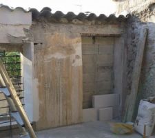 Etat de départ cuisine d'été