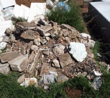 Terrain pris pour une déchetterie