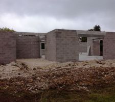 Remblaiement autour de la maison