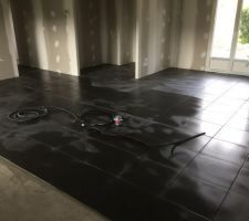 Carrelage pièce de vie