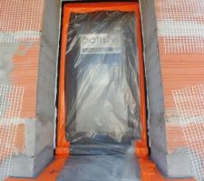 Protection Menuiseries avant passage enduit