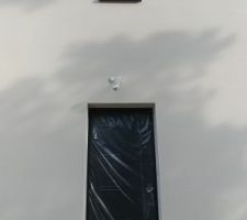 Enduit de Façade 'Blanc de la Côte' PRB, Porte d'entrée BEL'M