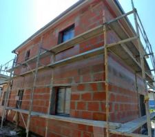 Echaffaudages pour passage enduit