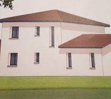 Projet final Maisons Evidence vue de derrière