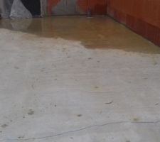 Fissures dalle garage