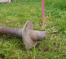 Un pieu, de Technopieux des Deux Savoie, intervention pour un  pieu d'essai, pour devis.