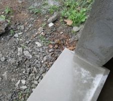 Seuil de baie vitr&eacute;e