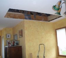 Ouverture tremis d'escalier