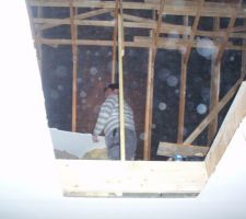 Ouverture tremis d'escalier