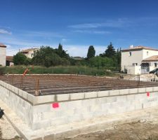 Ferraillage y?a plus qu?à couler la dalle
