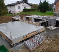 La voilà la belle dalle du garage!!!