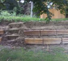 Escalier et bordure