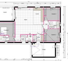 Plan de notre maison
. Je n'ai pas en version numérique mais les salles do on étaient complètement repensées.