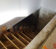 Coffrage du second escalier