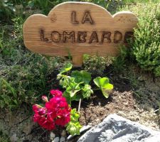 GRAVE SUR DU MELEZE FAIT A LA PIROGRAVURE; LA LOMBARDE