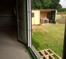 Vue sur le cabanon