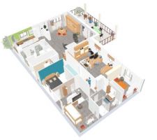 Plan réalisé avec HomeByMe