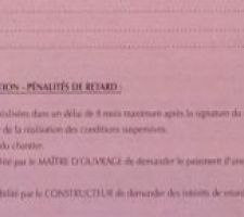 Indemnités de retard
