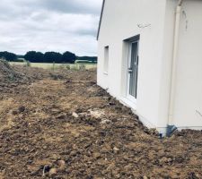 Terrassement en cours