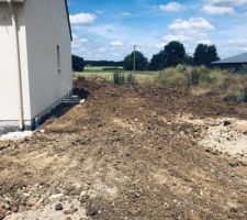 Terrassement en cours