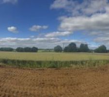 Une vue panoramique de la vue du coté nord.