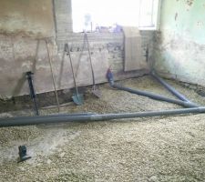 H&eacute;risson de la future cuisine RDC
Les &eacute;vacuations