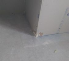 Chb 3 de l'étage, pas joli ce placo!