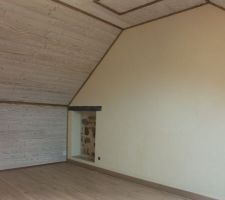 Finition de la chambre est du 2ème étage
