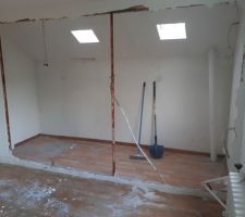 Ouverture du grenier aménagé de la chambre 2