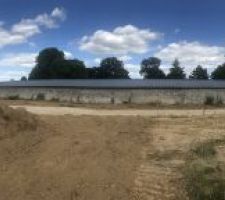 Vue panoramique du terrain