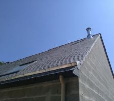 Fa&ccedil;ade Nord. Sortie de po&ecirc;le qui doit &ecirc;tre rehauss&eacute;