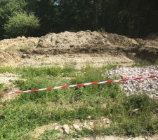 Quelques jours après le terrassement