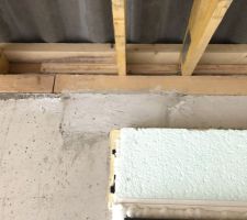 R&eacute;paration d'un linteau en b&eacute;ton de l'&eacute;tage fissur&eacute;