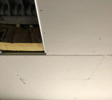 Installation des plafonds en placo