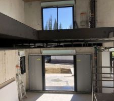 Installation des plafonds en placo