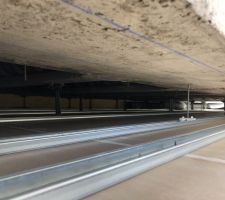 Installation des plafonds en placo