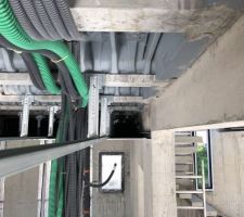 Installation des plafonds en placo