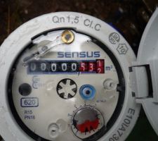 Compteur d'eau tout neuf