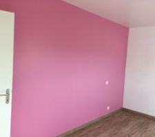 Le mur rose à paillettes de ma ???