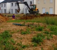 Les travaux de terrassement.