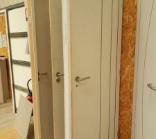 Porte intérieur choisi modèle "bordeaux" et ce sera la même pour la porte à galandage