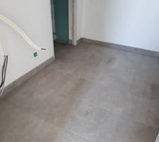 Carrelage terminé- cellier